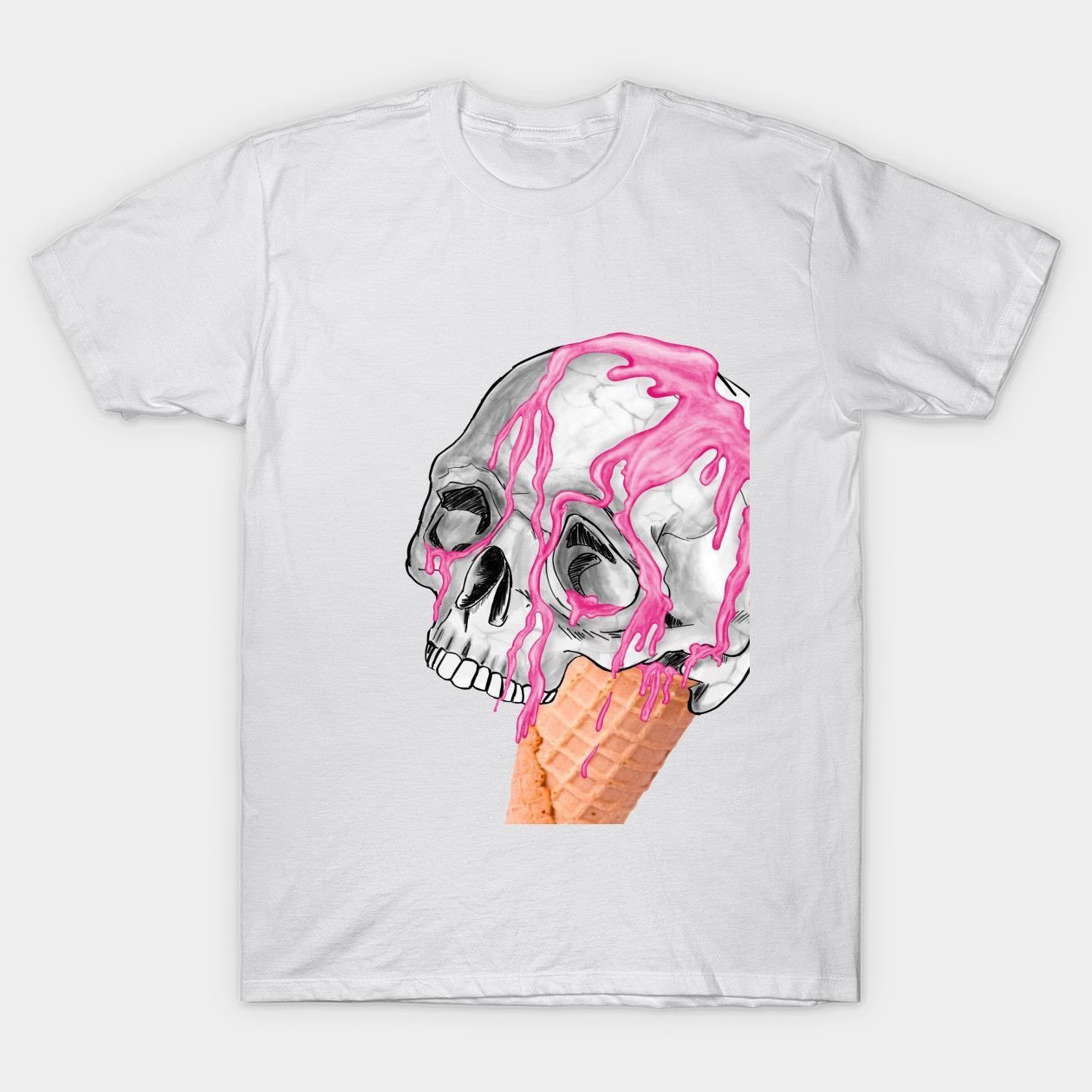 Skull Icecream Sweet Skullicecream Classic Tshirt 5421