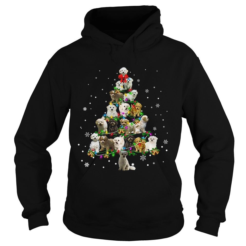 Maltipoo Christmas Tree Shirt