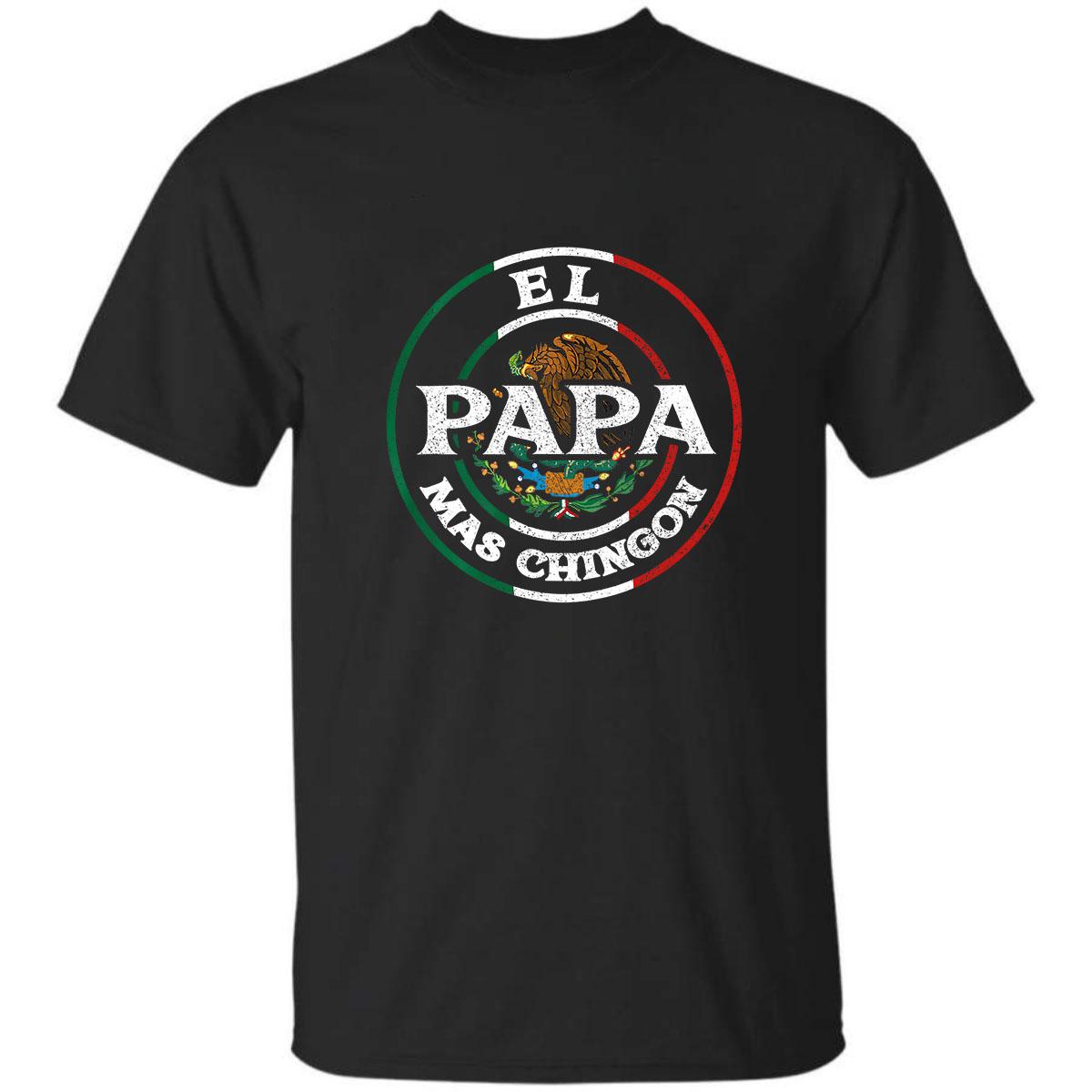 El Papa Mas T-Shirt, Full Color, For Men, For Women