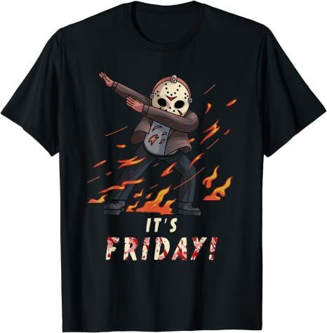 It’S Friday 13Th Funny Halloween Horror Graphic T-Shirt