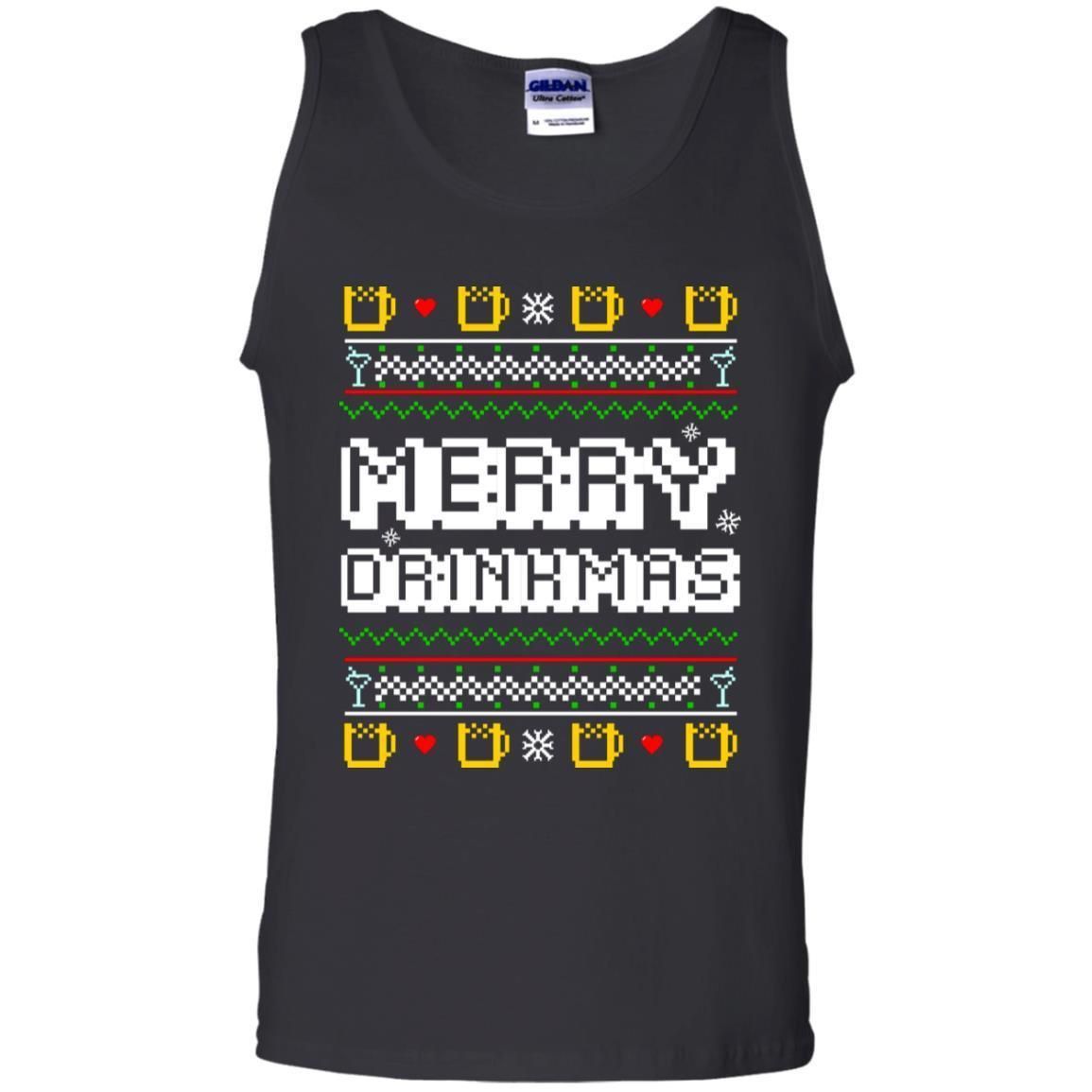 Merry Drinkmas X-Mas Gift Shirt For Drinking Lovers