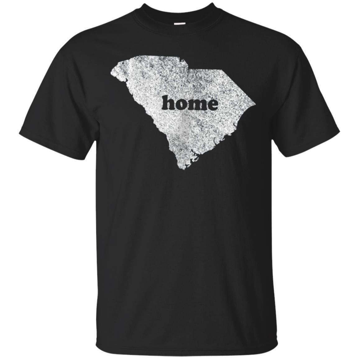 South Carolina Home Love Vintage State Map Silhouette Shirt