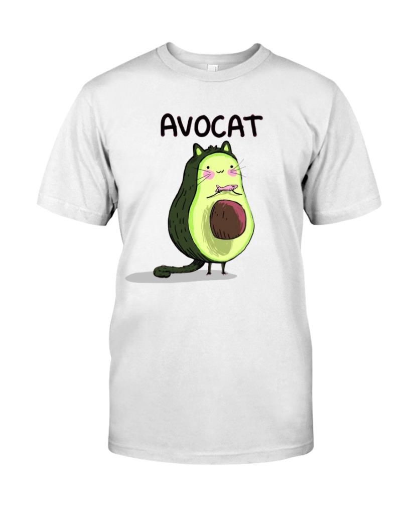 Avocat Avocado And Cats Lovers Cute Women And Men Shirts