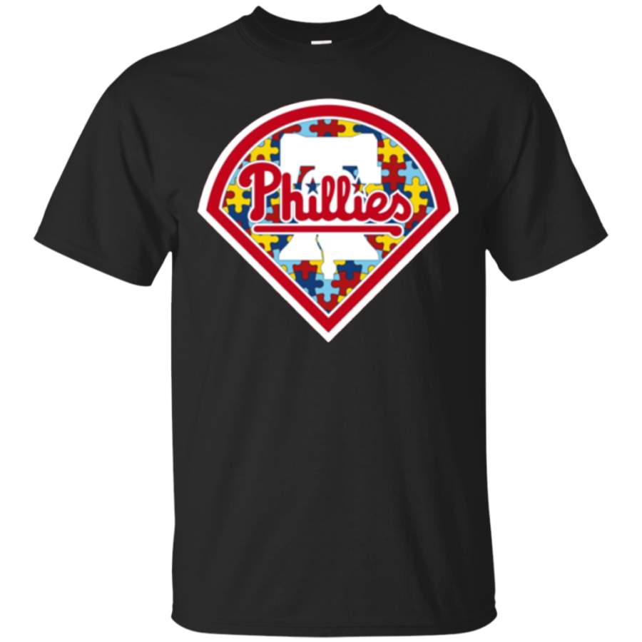 hiladelphia Phillies Autism shirt Cotton t shirt