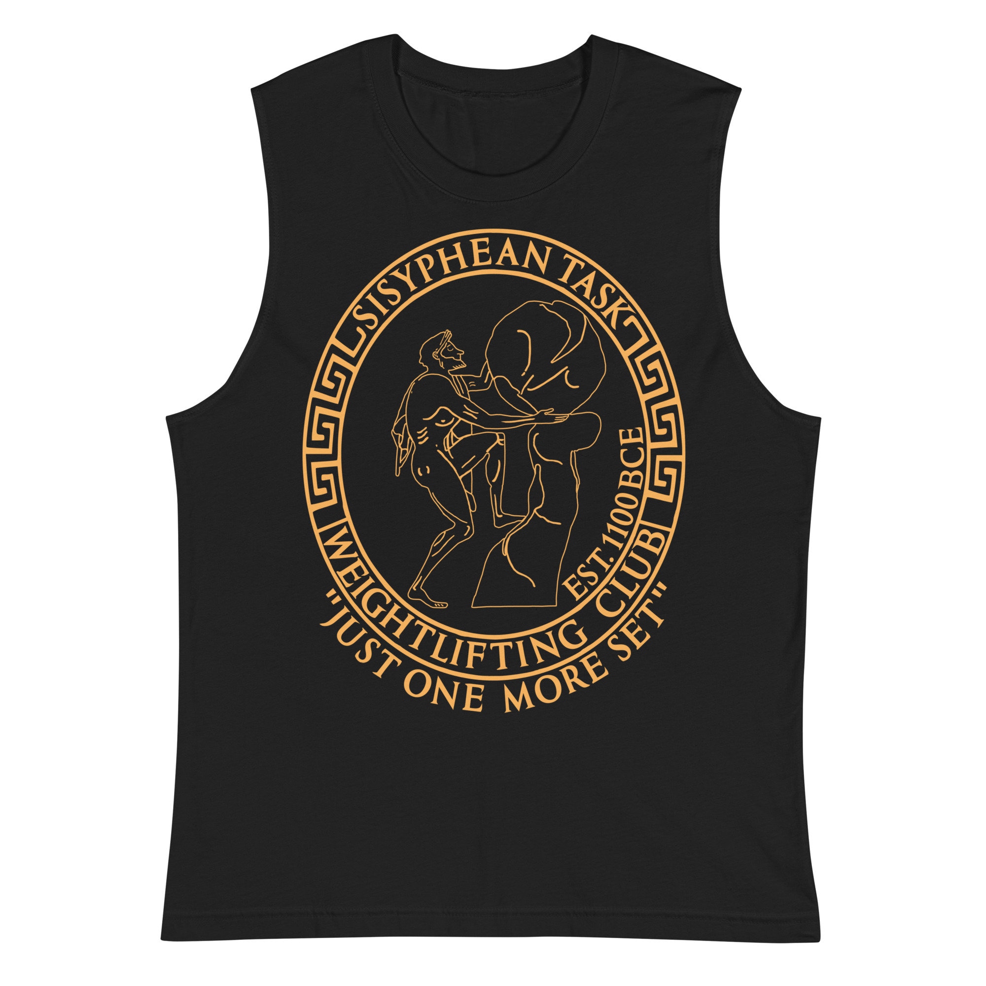 Sisyphean Task Weightlifting Club – Greek Mythology, Gym Meme, Bodybuilding Muscle Shirt