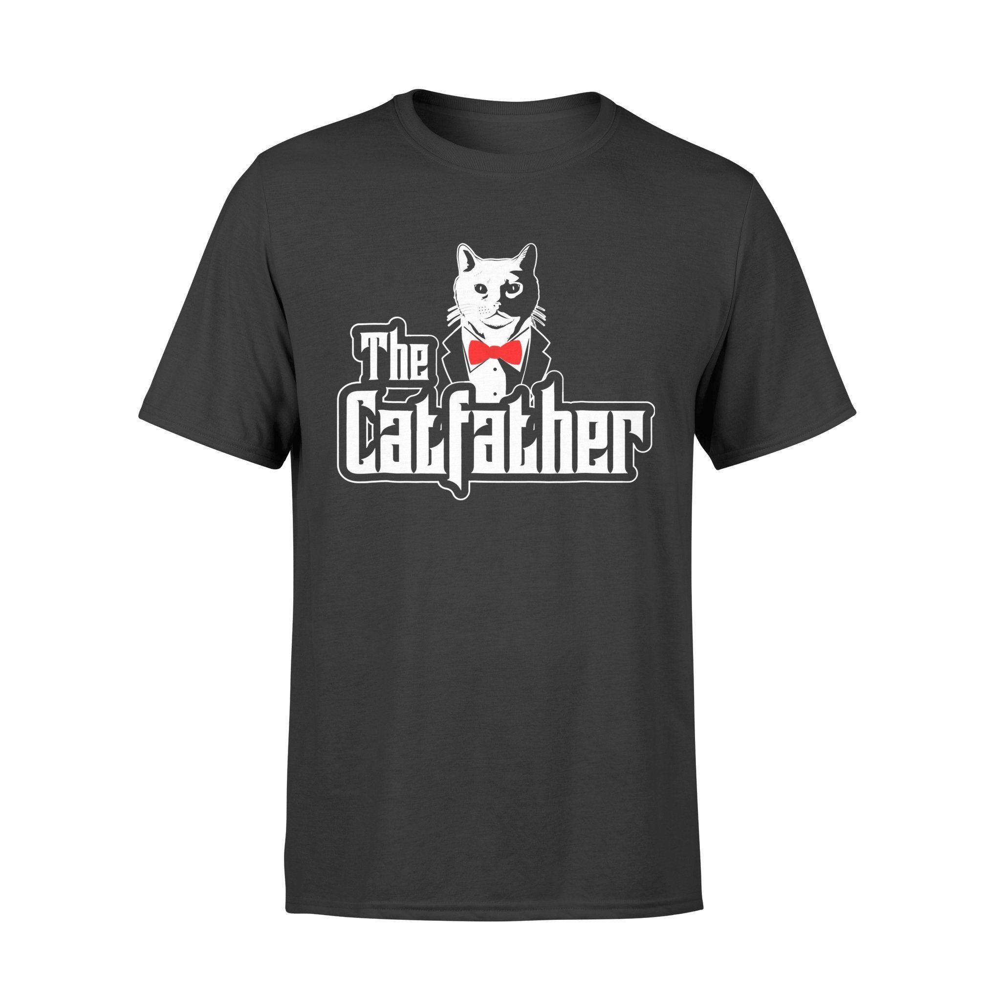 The Catfather T Shirt I Feline Cats Tee I Kitten – Standard T-Shirt