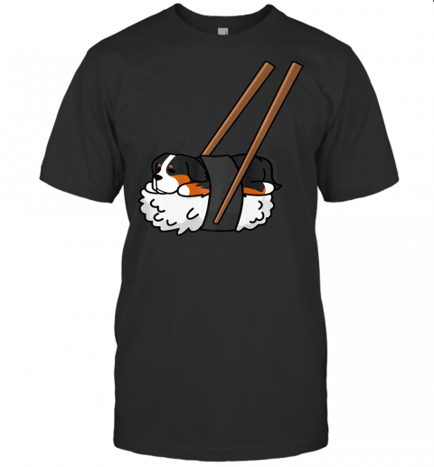 Funny Bernese Mountain Dog Sushi T Shirt Cute Dog Gift Tee