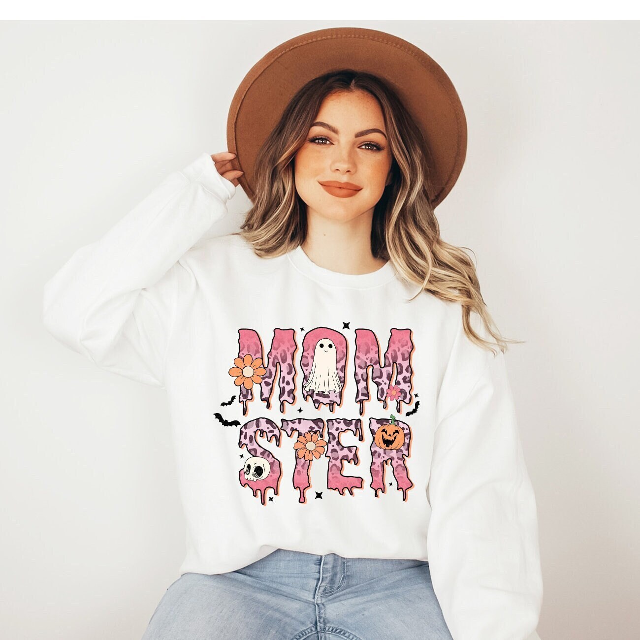 Momster Sweatshirt Momster shirt Boo Sweatshirt Ghostface Sweatshirt Momma Sweatshirt Halloween Mom Sweatshirt Its Fall Yall Happy Fall Yall