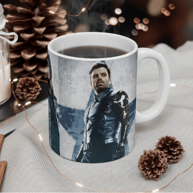 Falcon And Winter Soldier Mug, Sharon Carter, The Falcon, The Winter Soldier