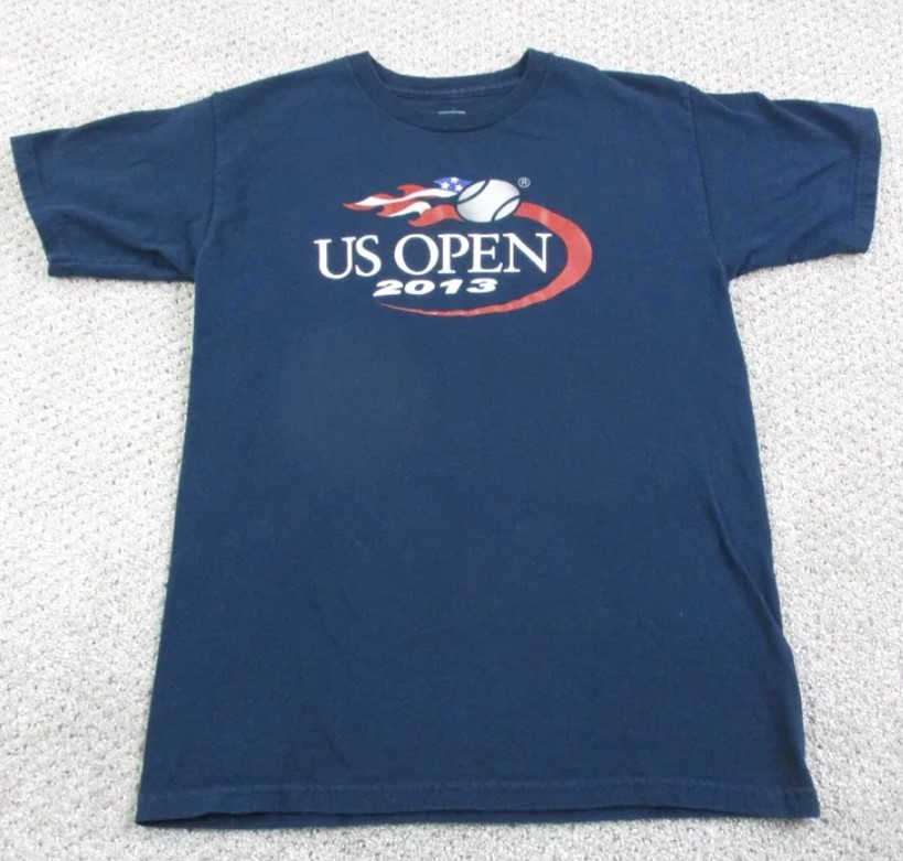 Vintage 2013 US Open Tennis Tee Shirt Outfit, Gift For Men, For Women