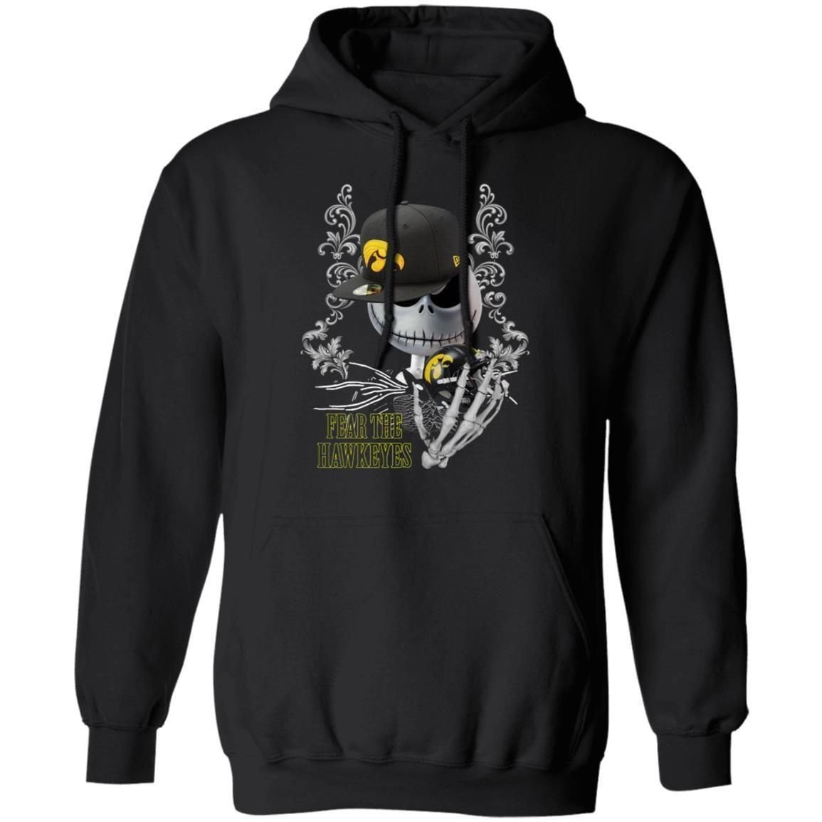 Jack Skellington Fear The Hawkeyes Shirt Hoodie