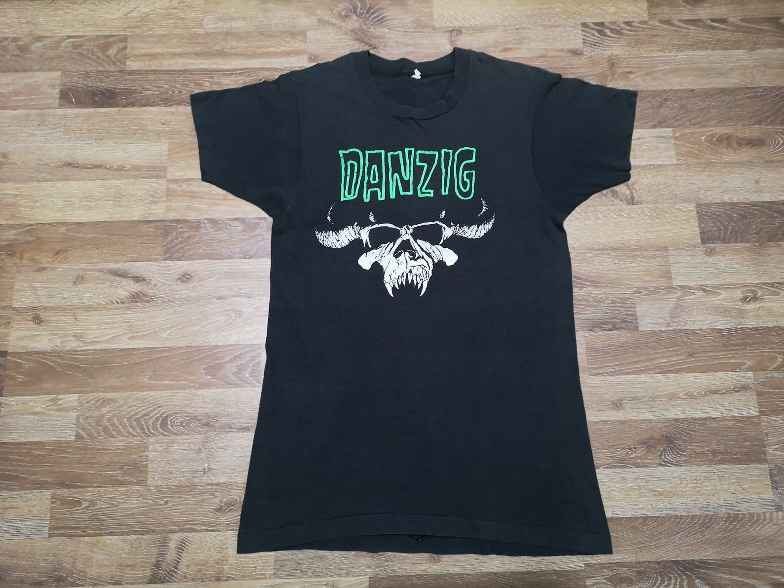 Very Rare! True Vintage 80’S The Legendary American Heavy Metal Band Danzig Promo From Their Early Era In 1987 T Shirt