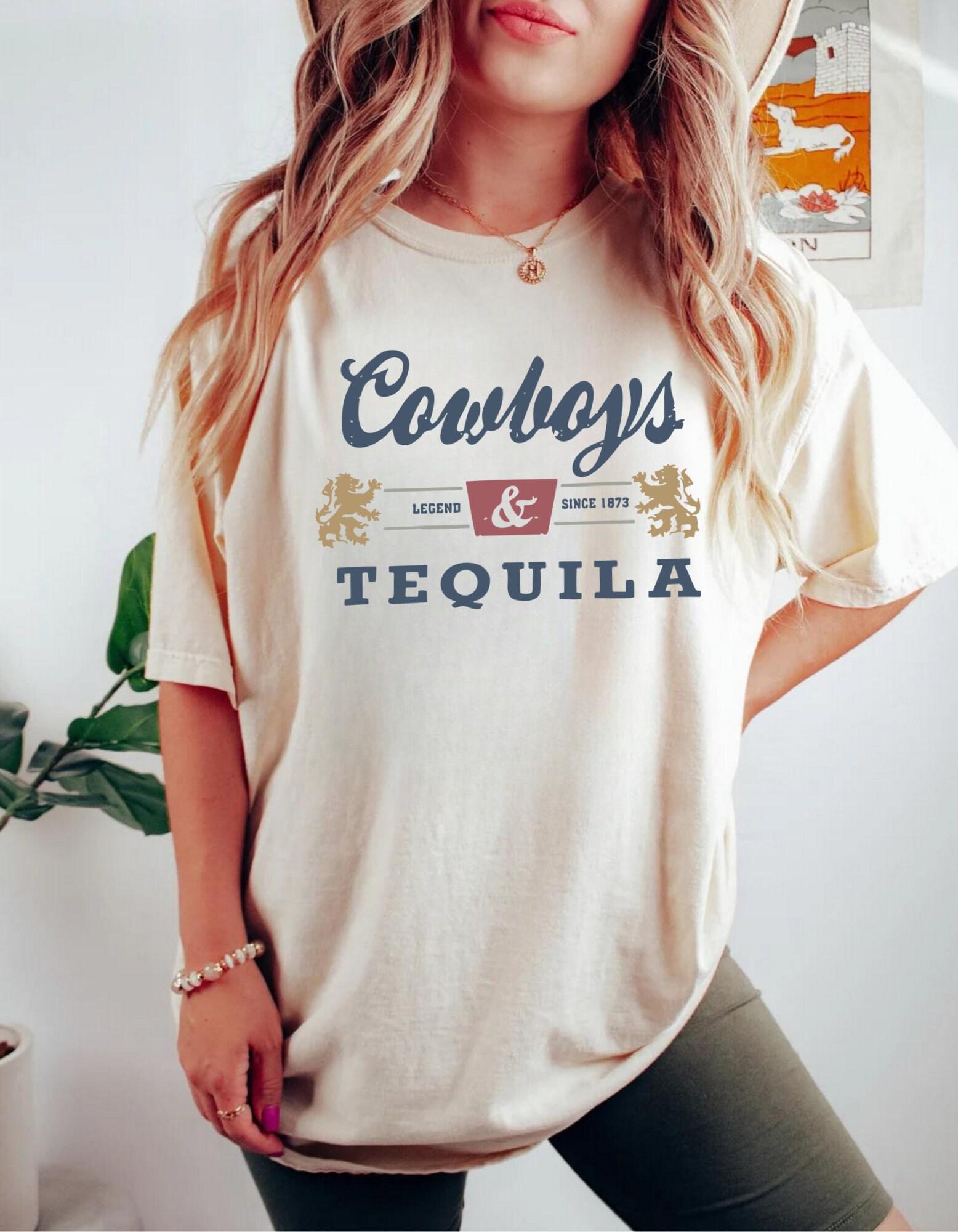 Cowboys and Tequila Unisex T-Shirt, Cowgirl And Tequila T-shirt