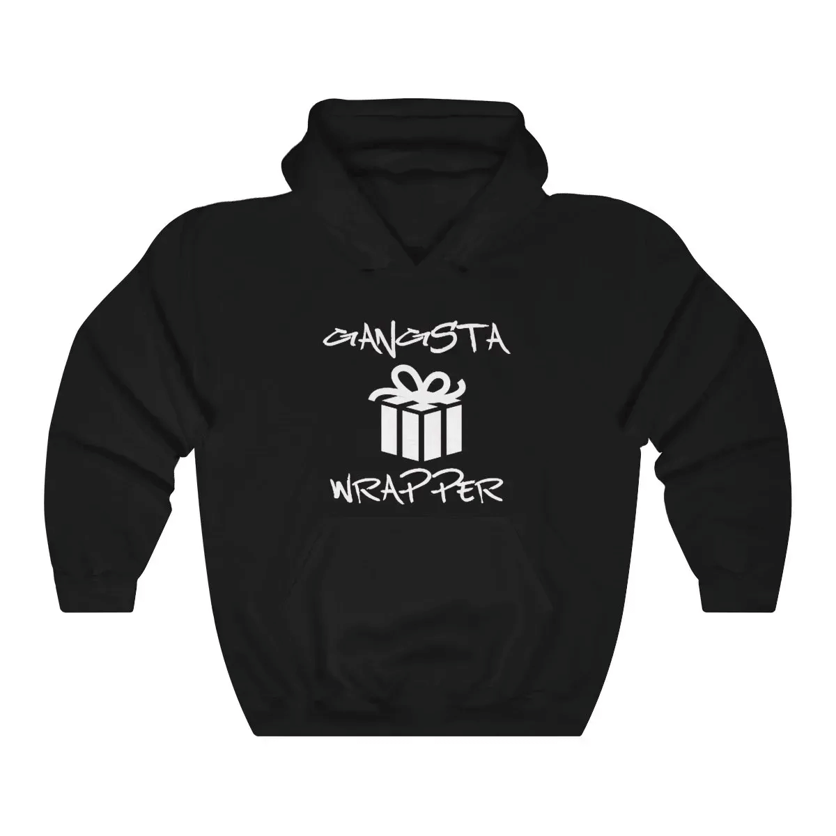 Gangsta Wrapper Gangster Rapper Hip Hop Christmas In Hollis Run Dmc Old School Skool Nwa E Unisex Hoodie