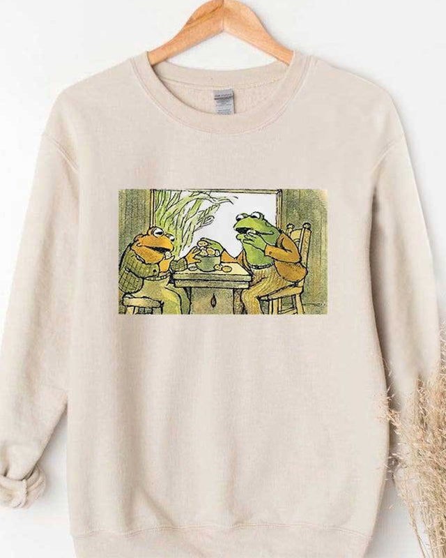 Frog And Toad Are Friend Casual Sweatshirt