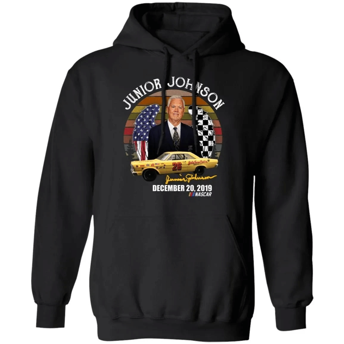 Junior Johnson Hoodie Junior Johnson Nascar Memorial Hoodie For Fans Mt12