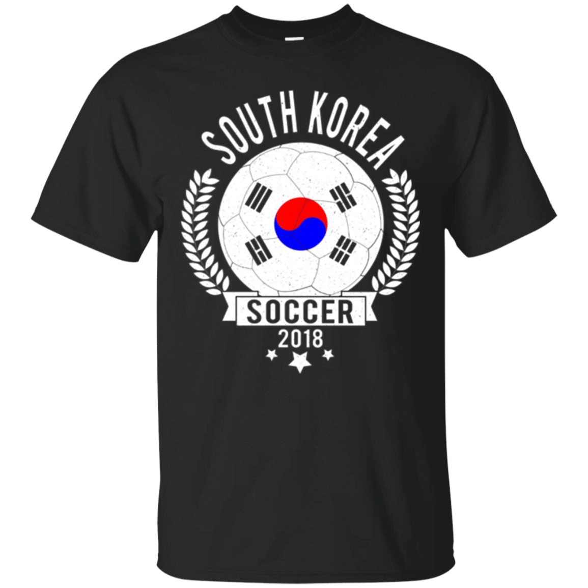 South Korea 2018 Soccer Team Fan Jersey Long Sleeve T-Shirt