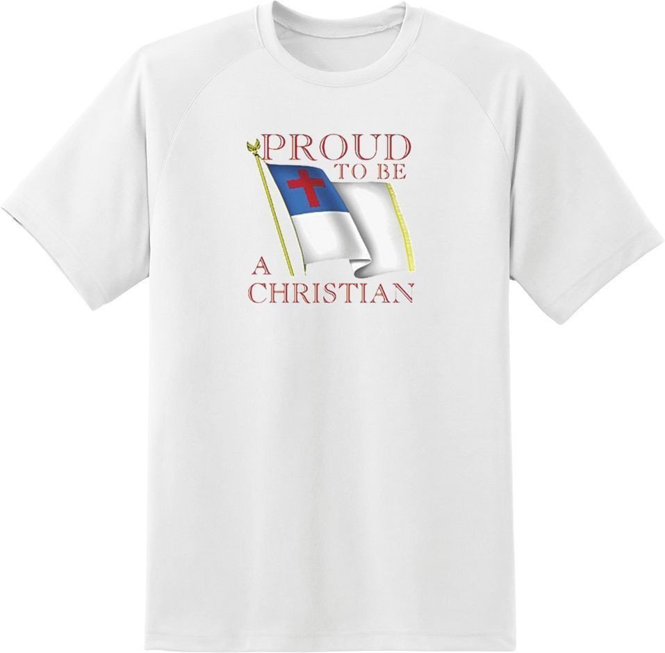 Heavy Shirt With Silkscreened Christian Graphic Shirt