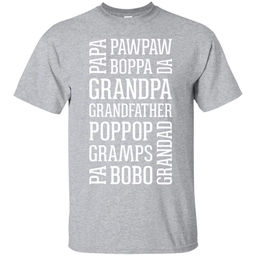 Grandpa Grandad Grandfather Papa Funny Shirt