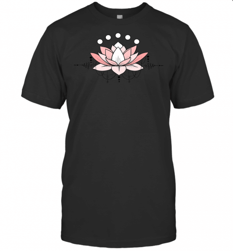 Lotus Flower Yoga Pilates Workout Cute And Pretty T Shirt