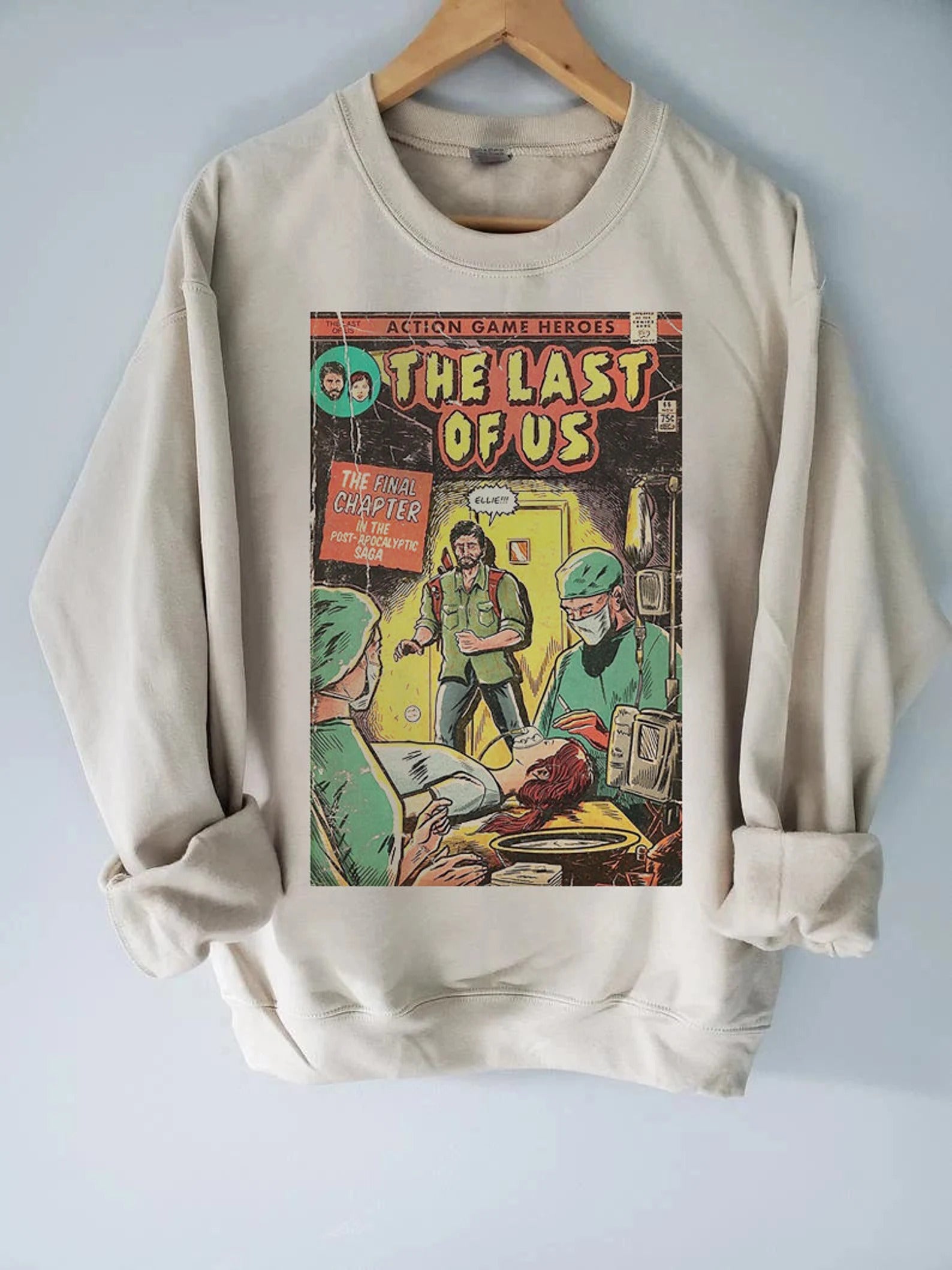 Ending Comic Cover Fan Art Poster Vintage Sweatshirt