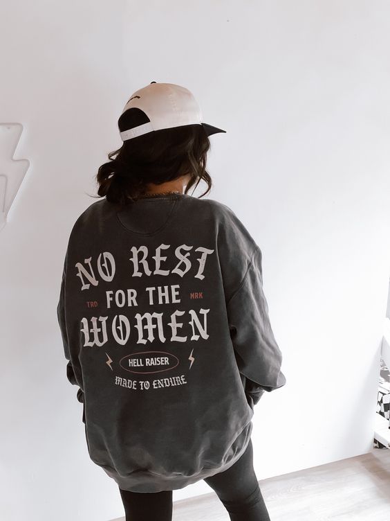 No Rest For The Women Crewneck Sweater