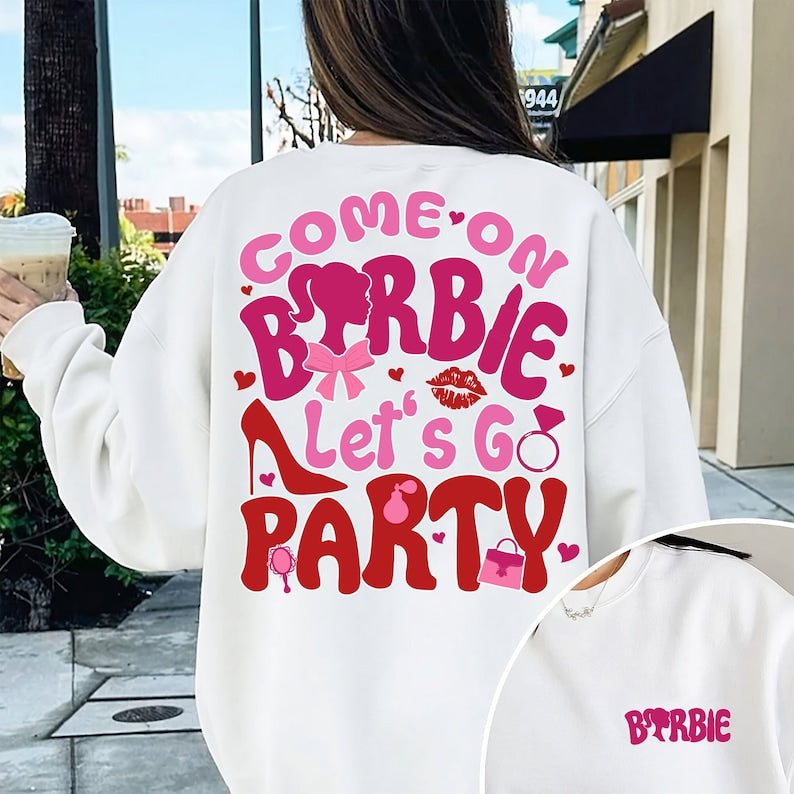 Babie Let’S Go Party Birthday Party Sweatshirt