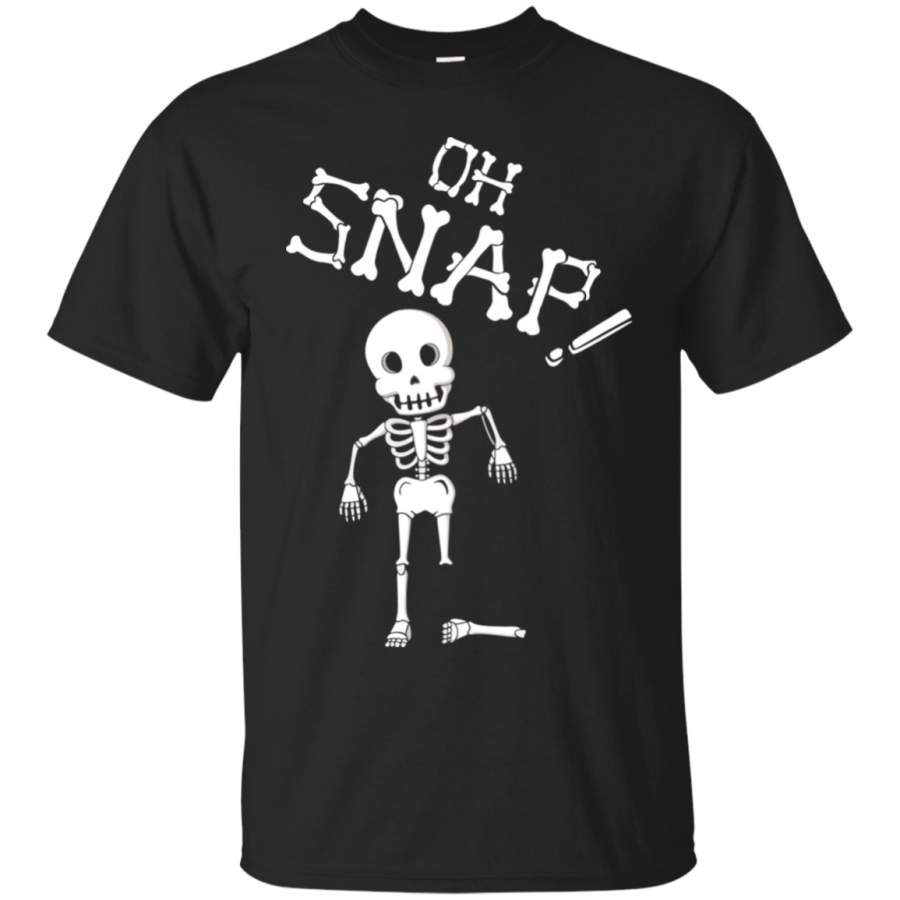 Halloween Shirt Adult Oh Snap – Funny Skeleton Halloween T-shirt