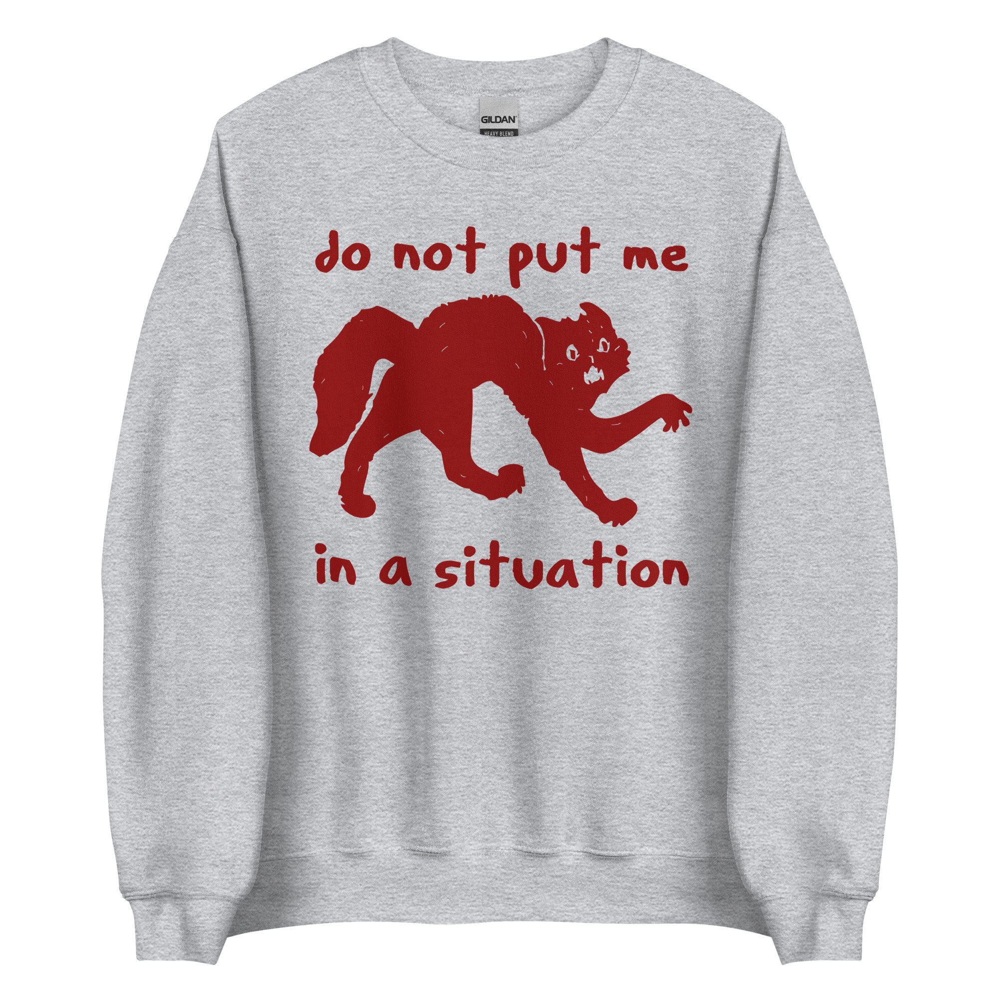 Do Not Put Me In A Situation – Oddly Specific Meme Sweatshirt