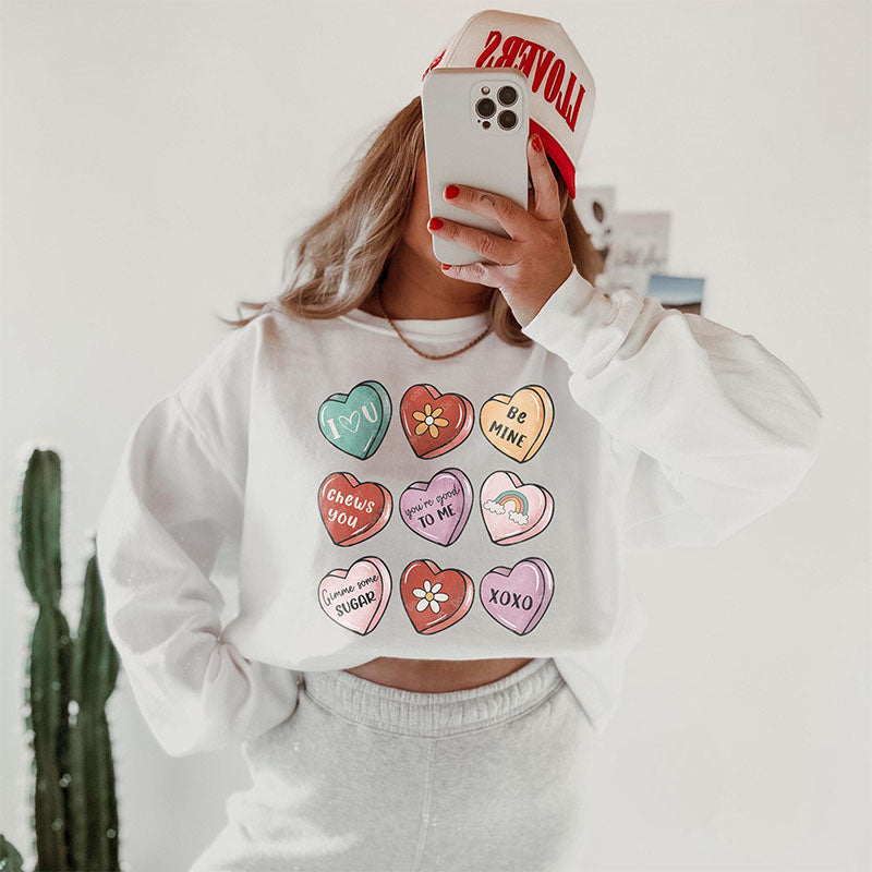 Candy Hearts Sweatshirt