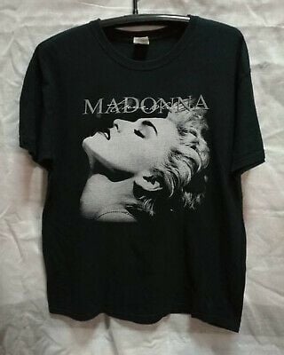 Vtg Rare Shirt Madonna Pop Eectronic Dance Disco Top Reprint Usasz Shirt